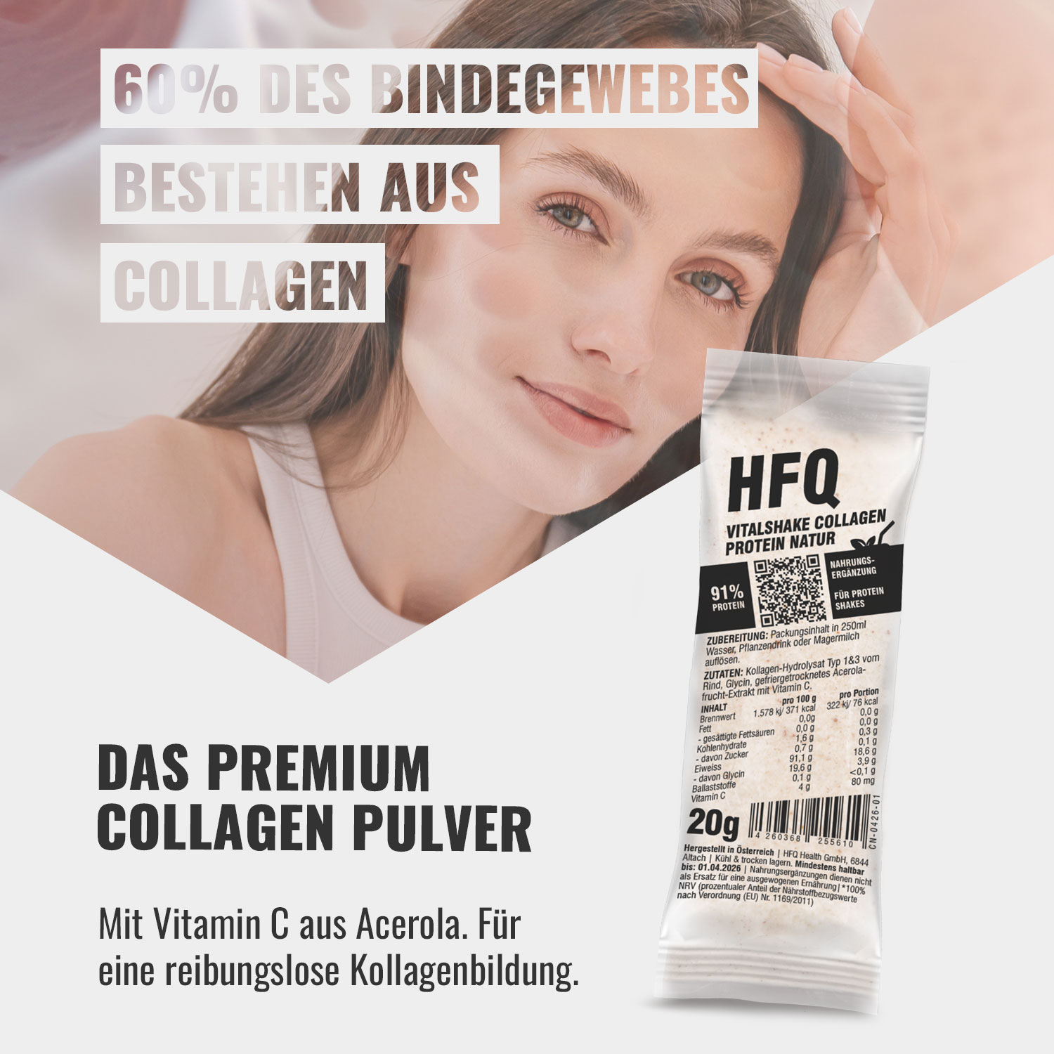 Vitalshake HFQ Collagen für das Bindegewebe