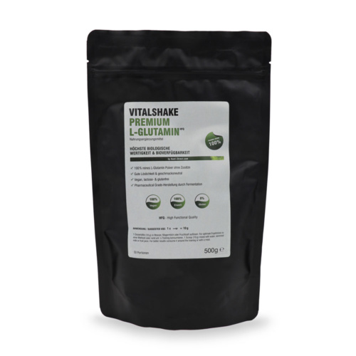Vitalshake Premium L-Glutamin HFQ in Pulverform