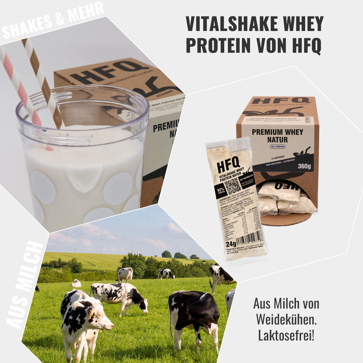 Mit Milch aus Weidehaltung