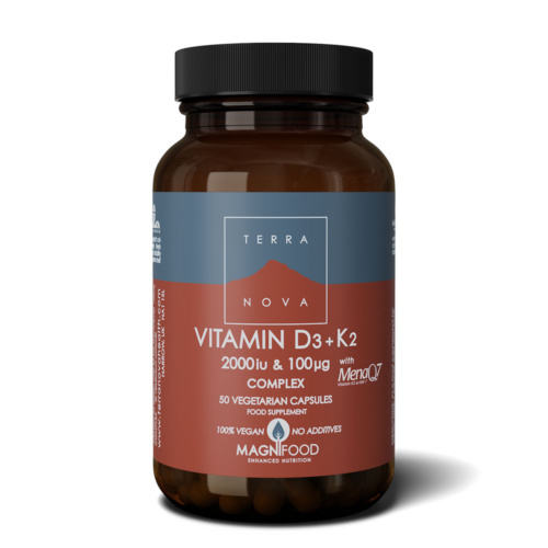 Vitamin D3 2000IE & K2 MK-7 100mcg vegan